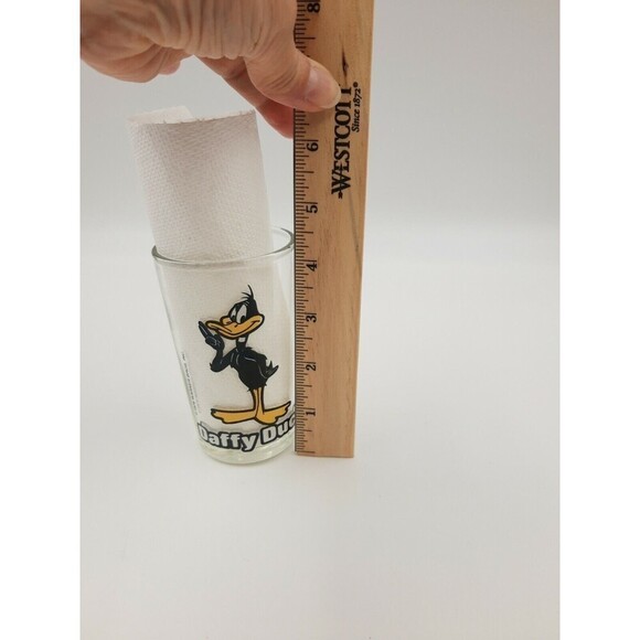 1976 Warner Bros DAFFY DUCK Glass Swanky Swig Type Looney Tunes - Picture 5 of 5